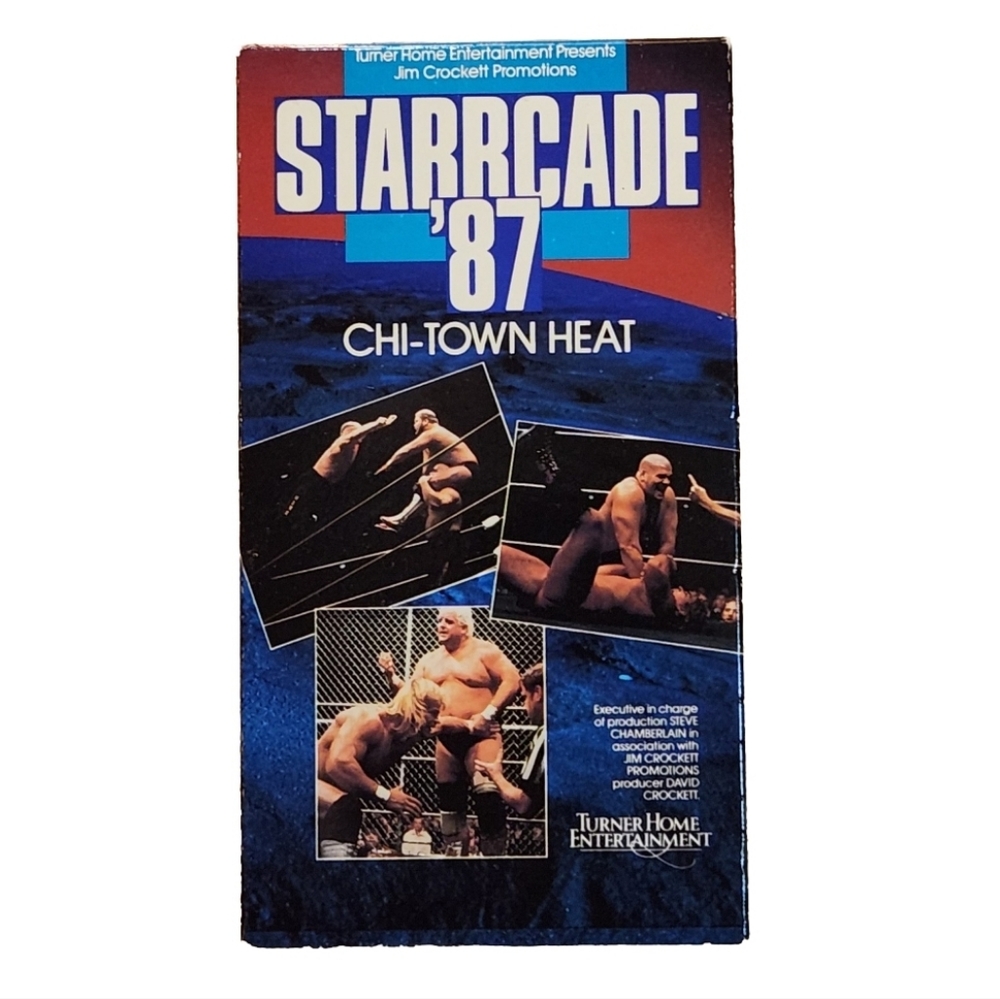 Vintage Jim Crockett Promotions Starrcade 87 - Chi-Town Heat (VHS, 1988)